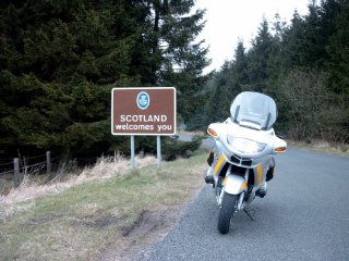 Schotland binnenkomst - Klik voor grote foto
